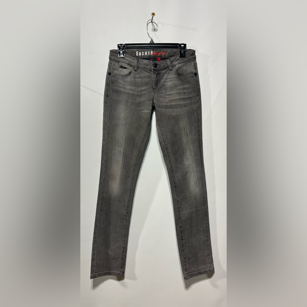 Guess Excess Gray Skinny‎ Super Slim Leg Jeans Size 29 Inseam 33”